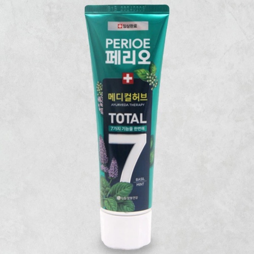 DAISO PERIOE Total 7 Medical Herb Basil Toothpaste 100g