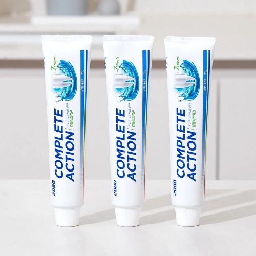DAISO 2080 Complete Action Toothpaste (Cool Mint Flavor) (125g*3)