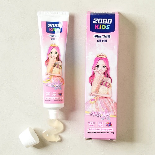 DAISO 2080 Kids 3-Step Toothpaste 70g