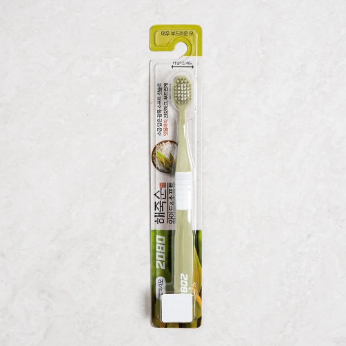 DAISO 2080 Bamboo Salt Toothbrush (Ultra Fine Bristles)