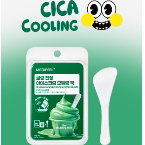 DAISO MEDIPEEL Cica Cooling Soothing Ice Cream Modeling Pack(60g+6g)