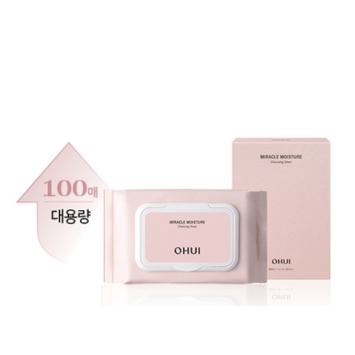 OHUI Miracle Moisture Cleansing Sheet 100pcs