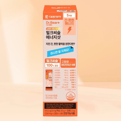 DAISO Dr.Bear Milk Thistle Energy Shot (5 Sachets)