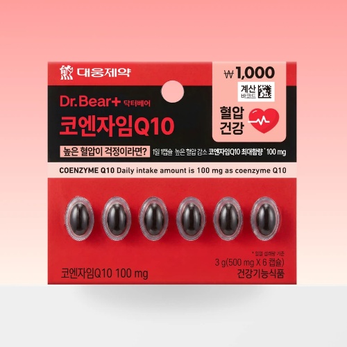 DAISO Dr.Bear Coenzyme Q10 6 Capsules (6 Days)