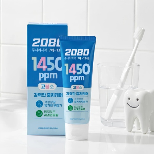 DAISO 2080 1450 Kids High Fluoride Toothpaste 80g