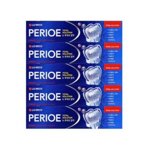LG PERIOE New Fresh Alpha Toothpaste 5ea