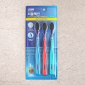 DAISO 2080 Double Action Toothbrush 3pcs (Ultra Fine Bristles)