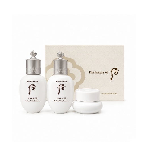 The Whoo Gongjinhyang Seol Radiant White 3pcs Special Gift Kit
