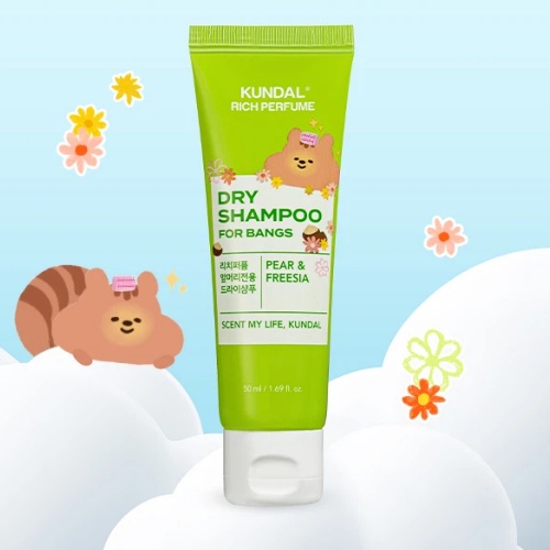 DAISO Kundal Rich Perfume Dry Shampoo For Bangs Pear & Freesia 50ml