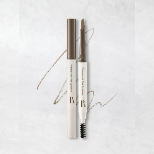 DAISO BONCEPT Waterproof Flat Eyebrow (02 Latte Brown) 0.15g