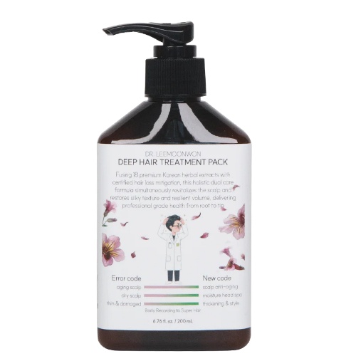 DR.LEEMOONWON Deep Hair Treatment Pack 200ml (Intensive Damaged Hair Treatment)