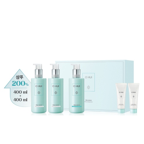 OHUI Clear Science Moisturizing Hair 3-Piece Special Set