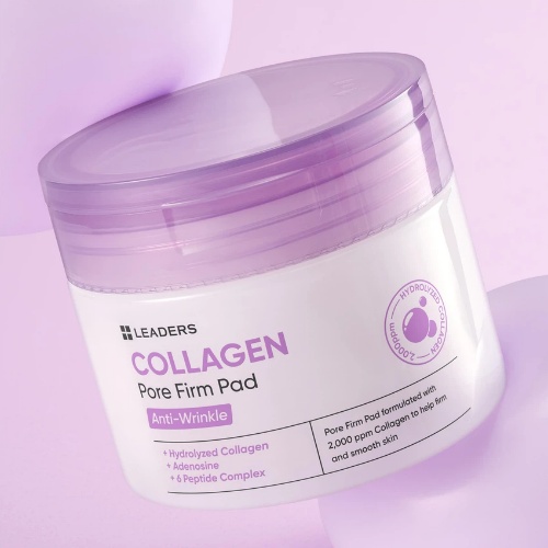 DAISO LEADERS Collagen Pore Firm Pad 120ml (60 Pads)