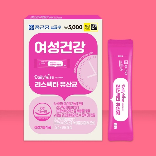 CKD Healthcare Daily Wise Respecta Probiotics 6 Sticks (6-Day Supply)