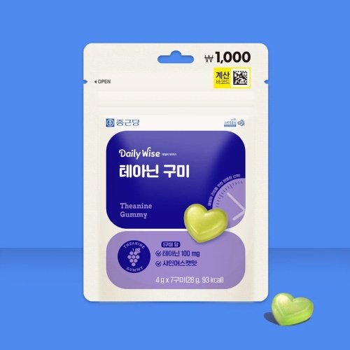 DAISO CKD Healthcare Daily Wise Theanine Gummies (7-Day Supply)