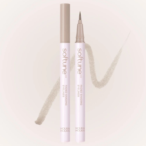 DAISO Holika Holika Softune Faded Contour Liner #01 Hazy Brown