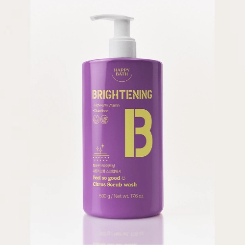 DAISO Happy Bath Feel So Good Brightening Body Wash (Citrus Scent) 500g