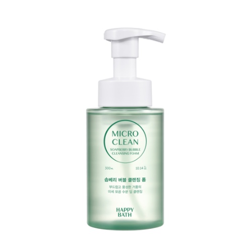 Happy Bath Micro Clean Soapberry Bubble Cleansing Foam 300ml