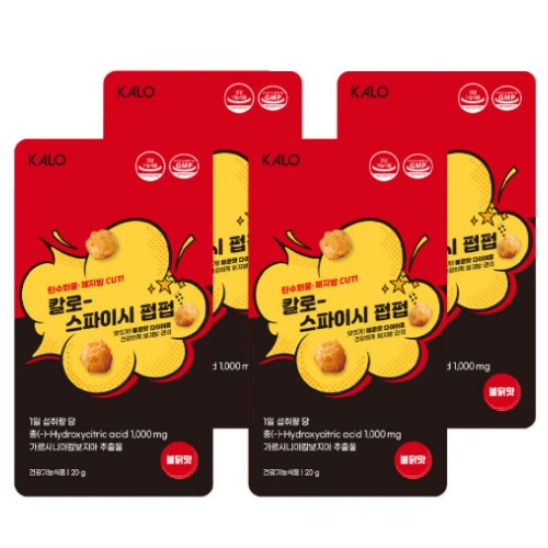 Kyungnam Pharm Calo Spicy Pub Pub 20g × 4