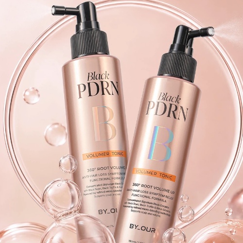 DAISO BY_OUR 360° Volume Up Black PDRN Volumer Tonic 150ml