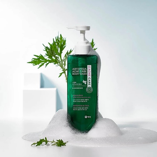 DAISO Shower Mate Mugwort Acne Body Wash 400ml