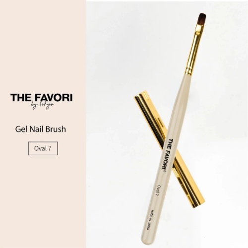 THE FAVORI Gel Nail Brush Oval 7