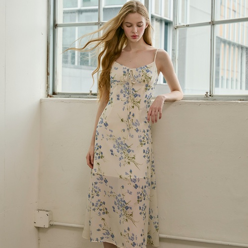 VIKINI VENDER Iris Chiffon Long Dress (Free Size)
