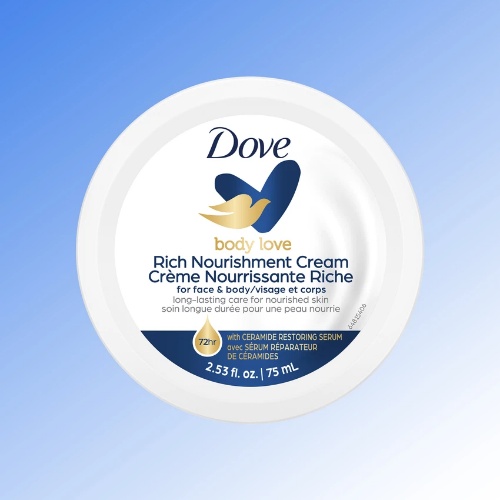 DAISO Dove Rich Nourishment Cream Face & Body 75ml