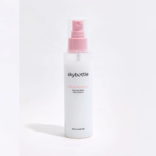 DAISO skybottle Like a Nectarine Perfumed Body Milky Essence 120ml