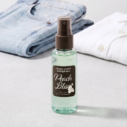 DAISO DAILY COMMA Fabric Deodorizer Peach Lilac 80ml