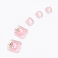 Dashing Diva Magic Press Pink Strawberry Pedi