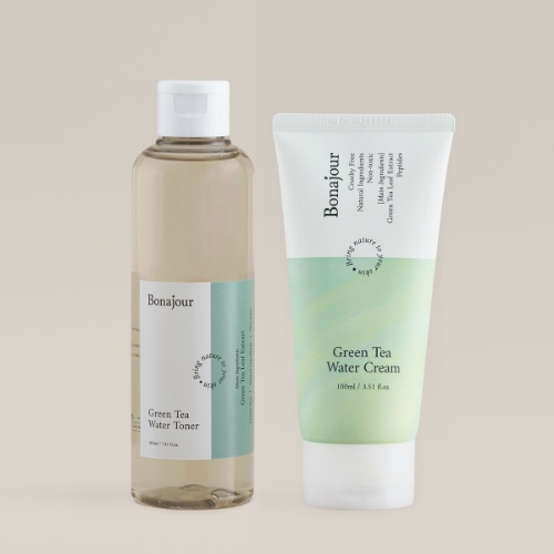Bonajour Green Tea Toner 205ml + Water Cream 100ml