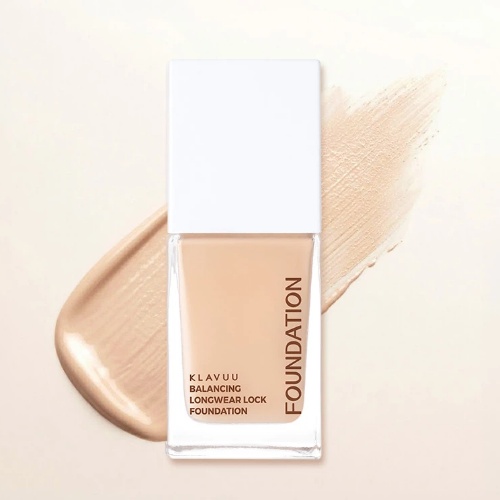 DAISO KLAVUU Balancing Long Wear Lock Foundation #03 Healthy Light 25ml