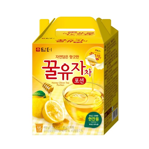 Damtuh Honey Citron Tea Portion 15 Sticks (30g × 15)