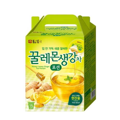 Damtuh Honey Lemon Ginger Tea Portion 15 Sticks (30g × 15)