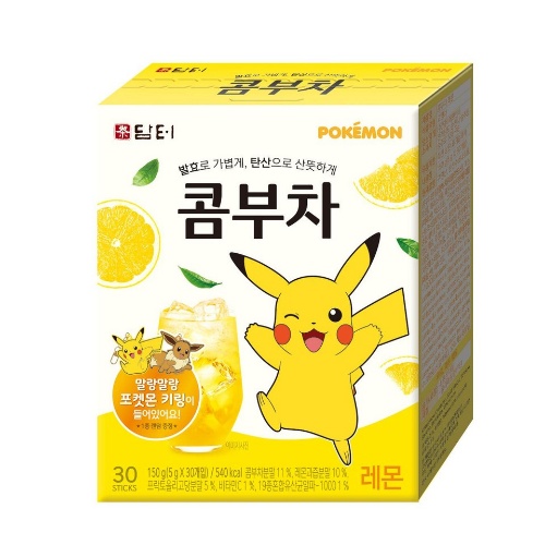 Damtuh Pokémon Kombucha Lemon 30 Sticks (5g × 30)