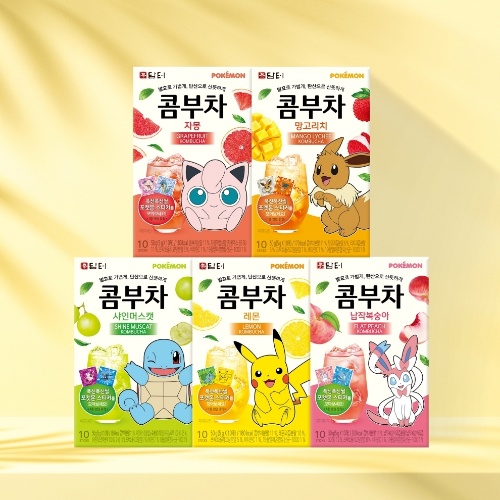 Damtuh Pokémon Kombucha 10 Sticks (Choose 1 of 5 Flavors)
