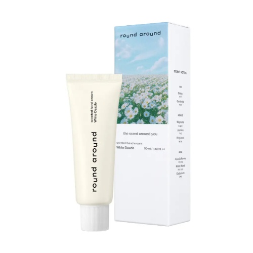 ROUND AROUND Scented Hand Cream White Dazzle 50ml
