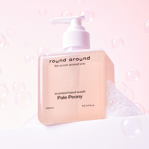 ROUND AROUND Scented Hand Wash Pale Peony 300ml