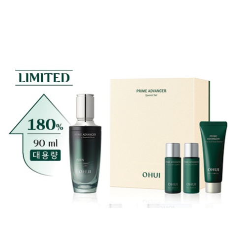 OHUI Prime Advancer De-Aging Ampoule Serum Jumbo Set
