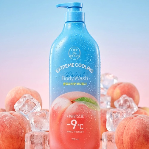 DAISO ON THE BODY Cooling Peach Body Wash 700ml