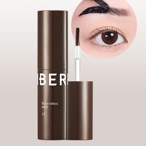DAISO BERRISOM Brow Tattoo Pack #02 Dark Brown 3g