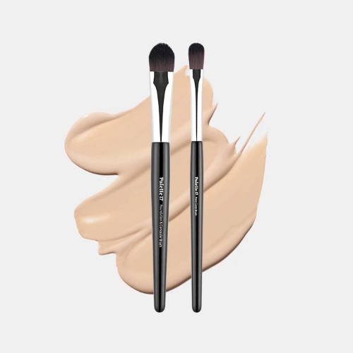 DAISO Palette17 Foundation & Concealer Brush Set 2pcs