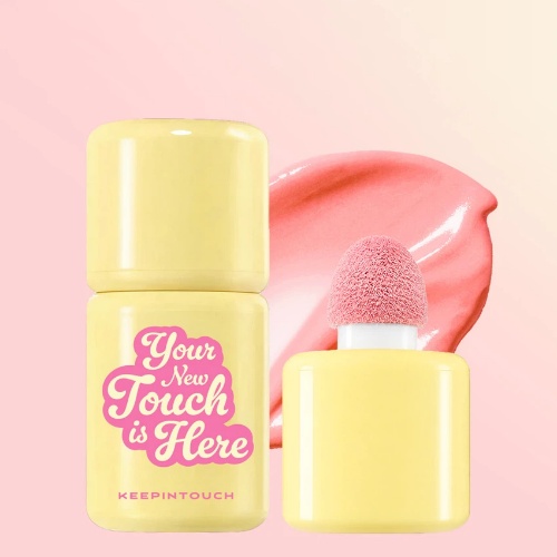 DAISO KEEPINTOUCH Blooming Shake Blusher #01 Strawberry Blended 5g