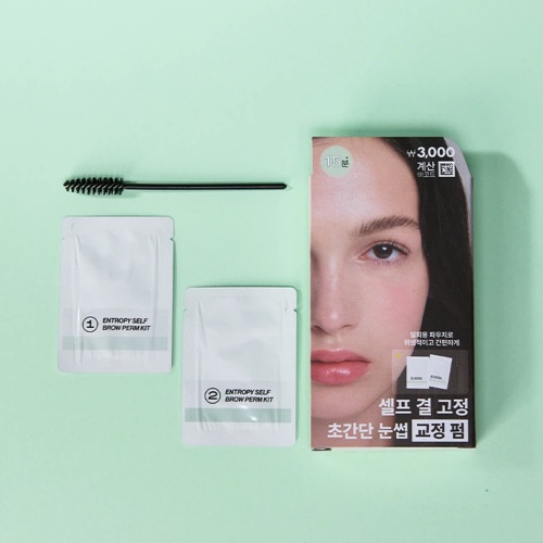 DAISO ENTROPY Self Eyebrow Perm Kit