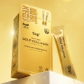 DAISO SNP Youth Age Gold Collagen Sleeping Mask #Wrinkle & Firming 4ml × 10 Packs
