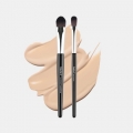 DAISO Palette17 Foundation & Concealer Brush Set 2pcs