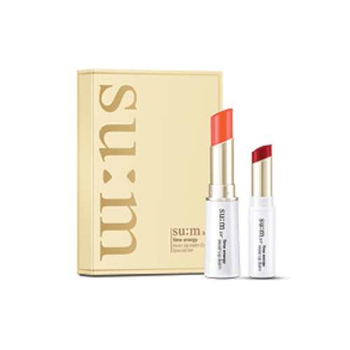 SU:M37° Time Energy Moist Lip Balm Coral Special Set