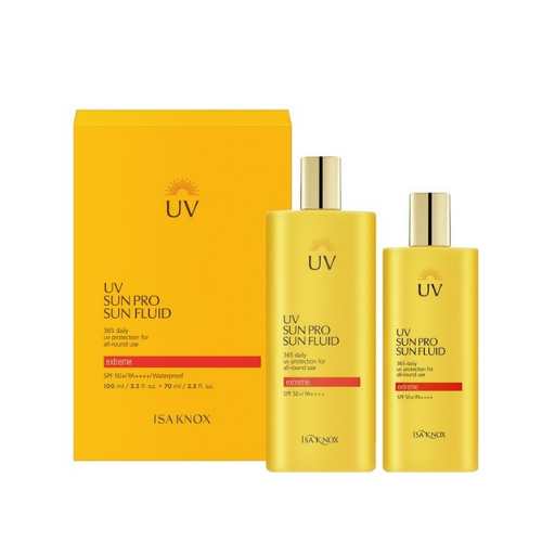 ISA KNOX UV Sun Pro 365 Extreme Sun Fluid SPF50+PA++++ 100ml+70ml