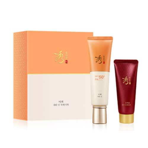 Sooryehan Bichaek Jadan Sun SPF50+ PA+++ Special Set 50ml + Cleansing Foam 40ml